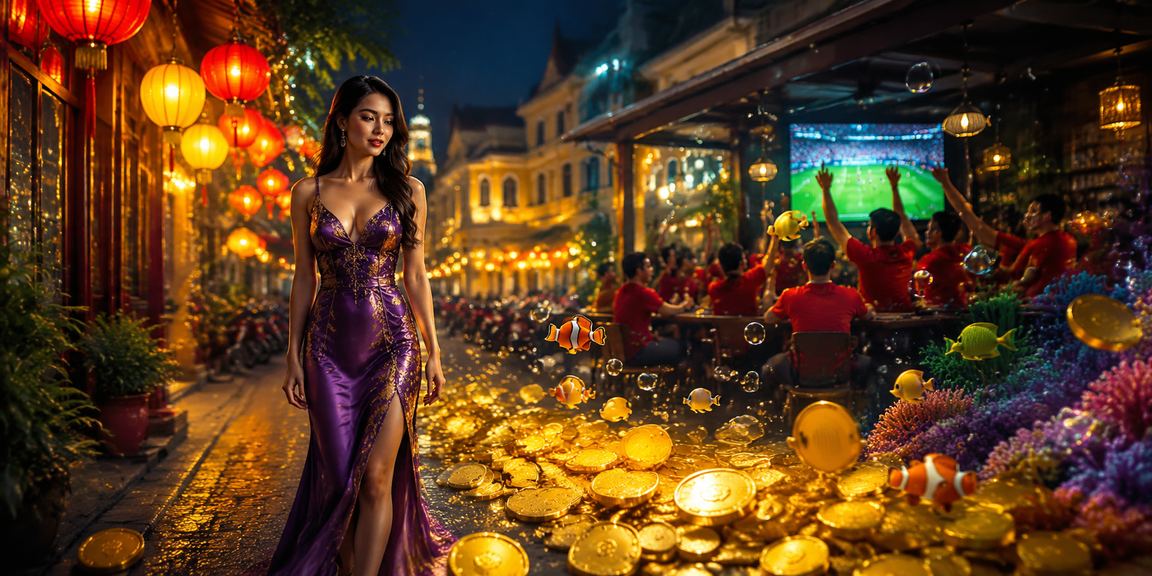 Người chơi Hà Nội xem kèo bóng đá trực tuyến tại khu chợ đêm sôi động